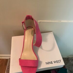 Nine West Fuchsia Heeled Sandals